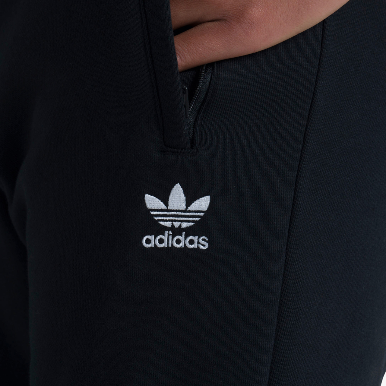adidas Essential Trefoil Fleece Pant Image 4 of 4. Tap to open photo gallery.