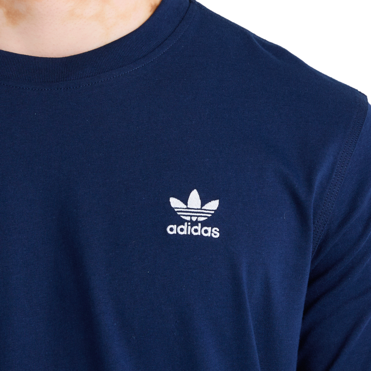 adidas Essential Trefoil Tee Image 3 of 4. Tap to open photo gallery.