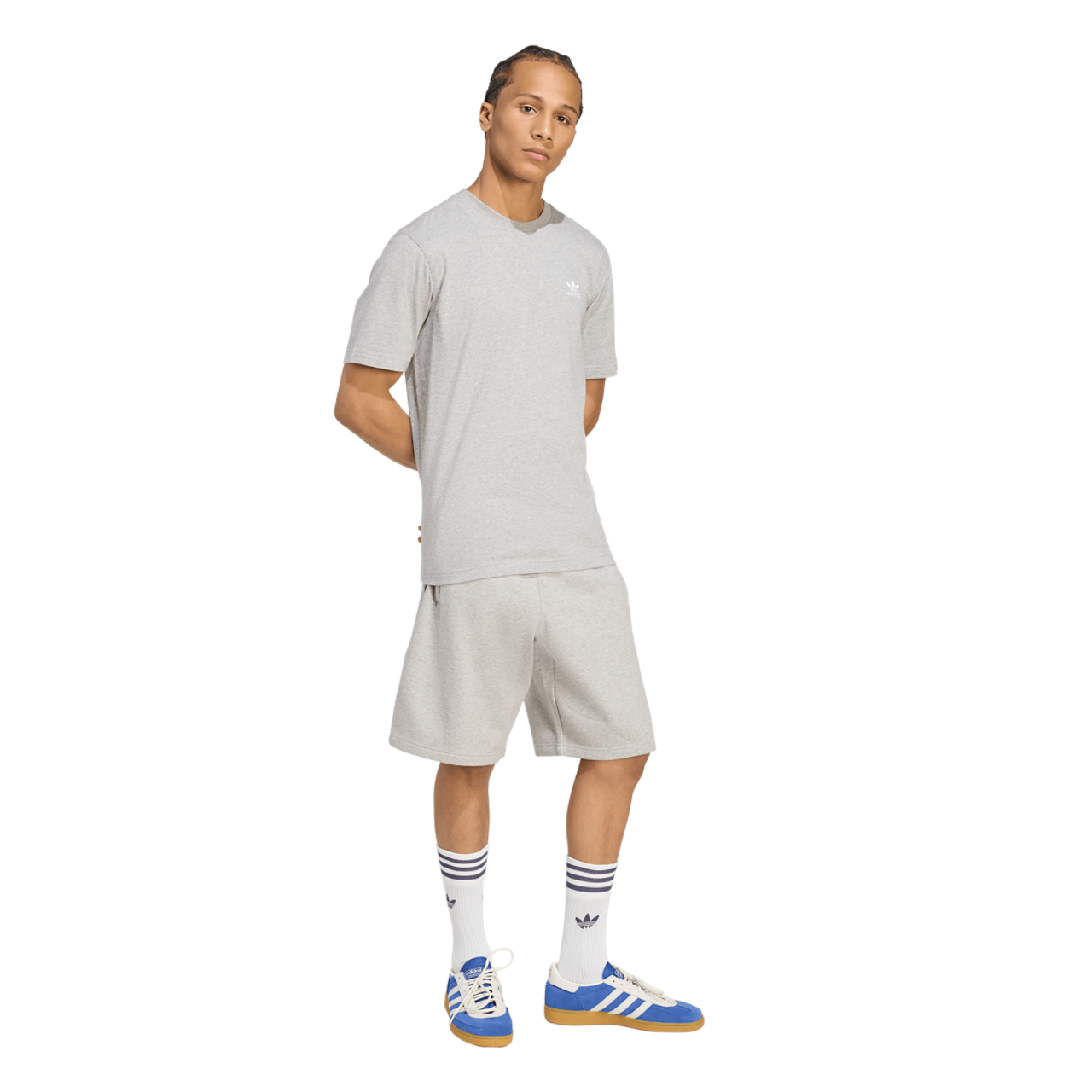 adidas Essential Trefoil Tee Image 3 of 5. Tap to open photo gallery.
