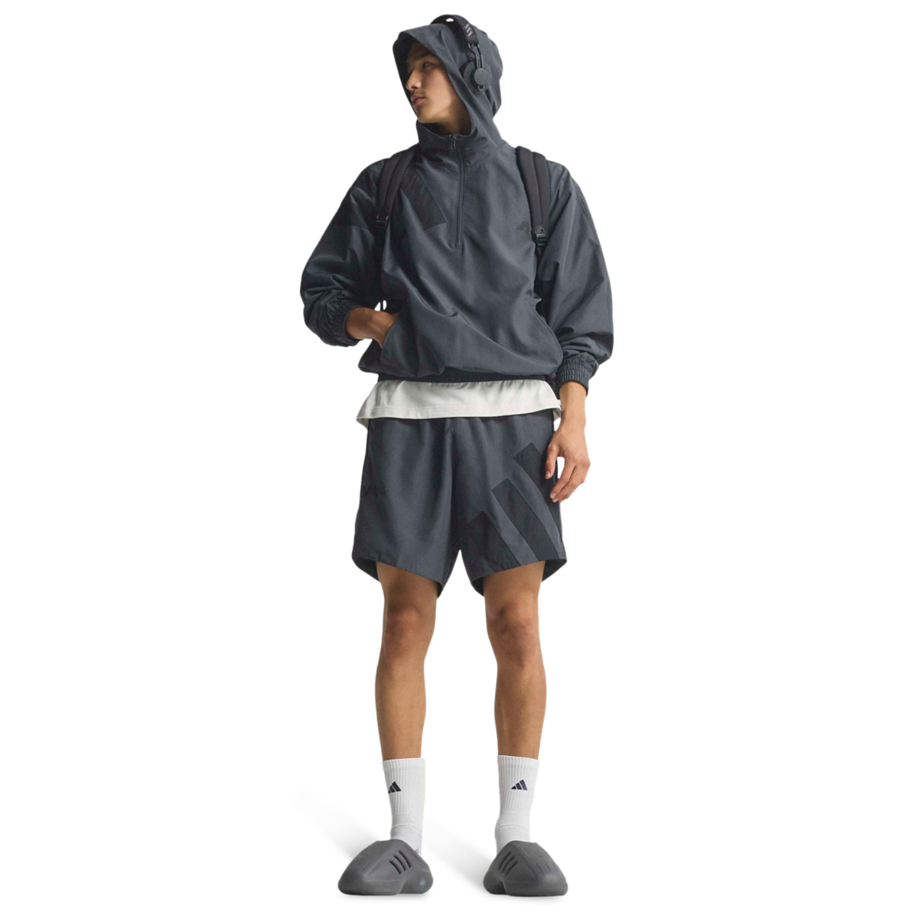 adidas Anthony Edwards Foundation Shorts Image 6 of 8. Tap to open photo gallery.