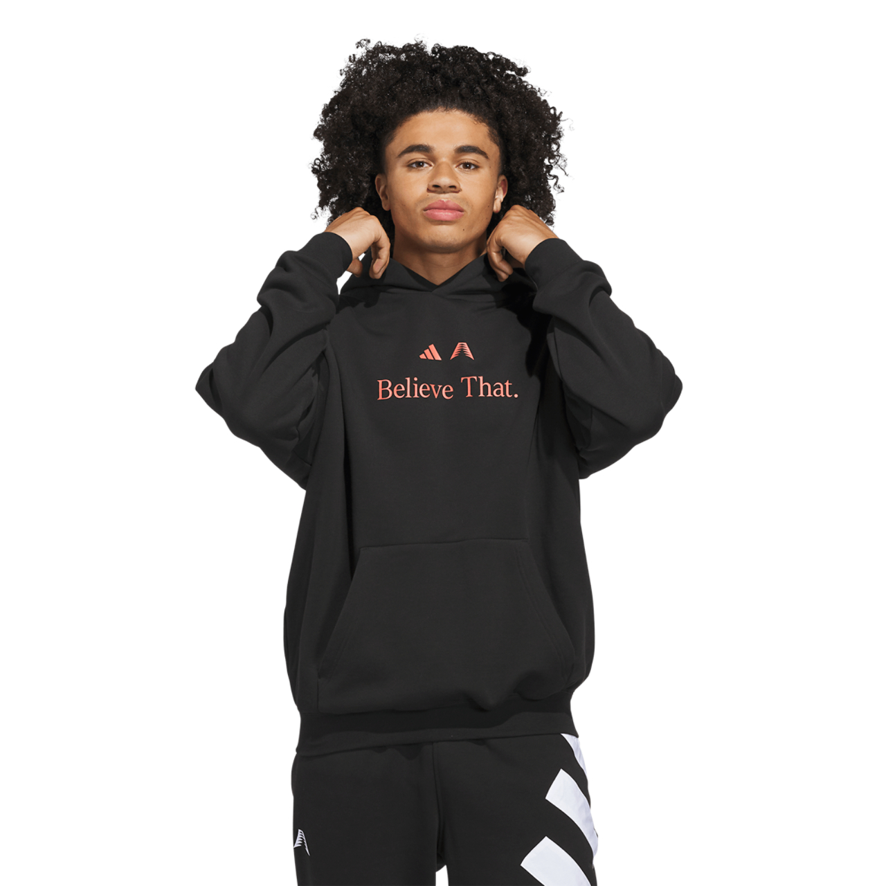 adidas Anthony Edwards 'Believe That' Hoodie Image 1 of 5. Tap to open photo gallery.