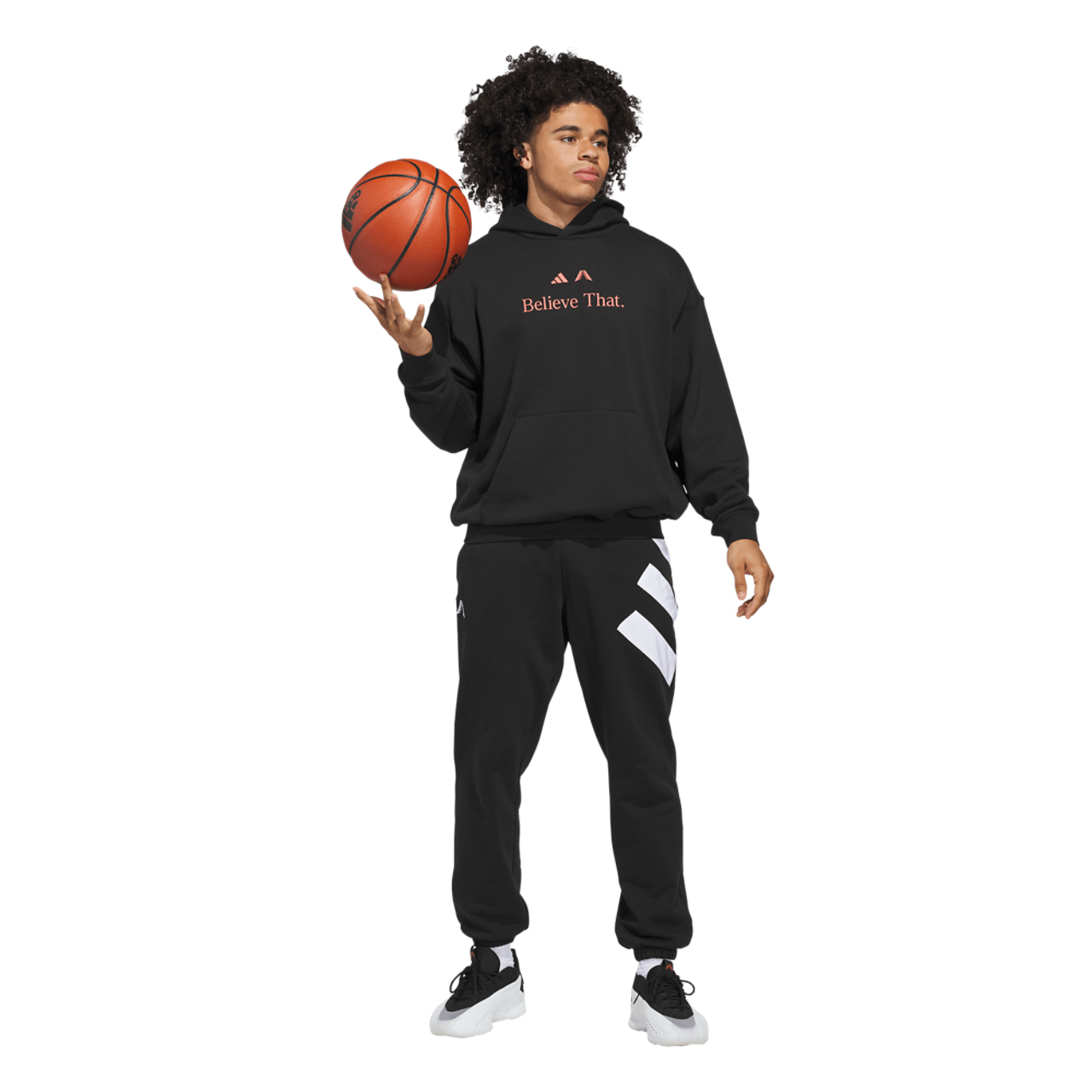 adidas Anthony Edwards 'Believe That' Hoodie Image 2 of 5. Tap to open photo gallery.