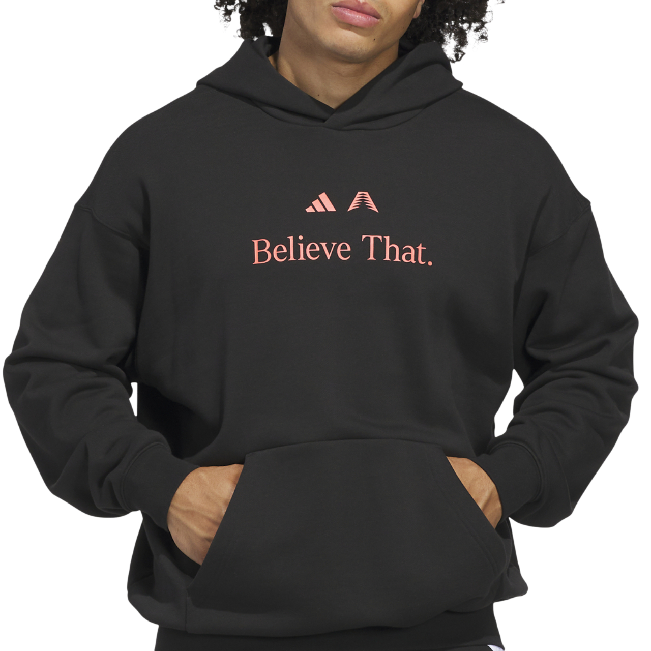 adidas Anthony Edwards 'Believe That' Hoodie Image 4 of 5. Tap to open photo gallery.