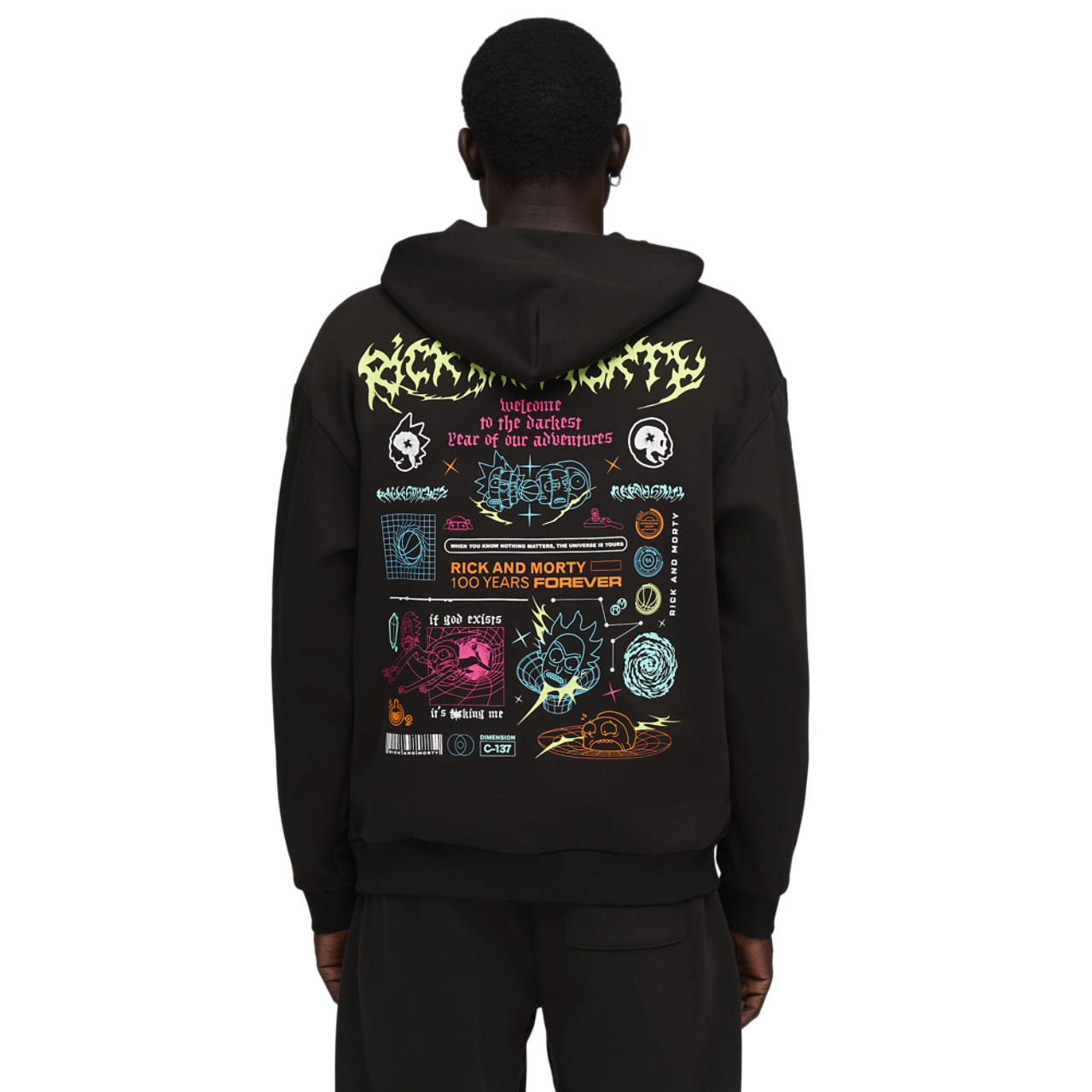 Puma MB.01 Rick and Morty Hoodie Image 4 of 5. Tap to open photo gallery.