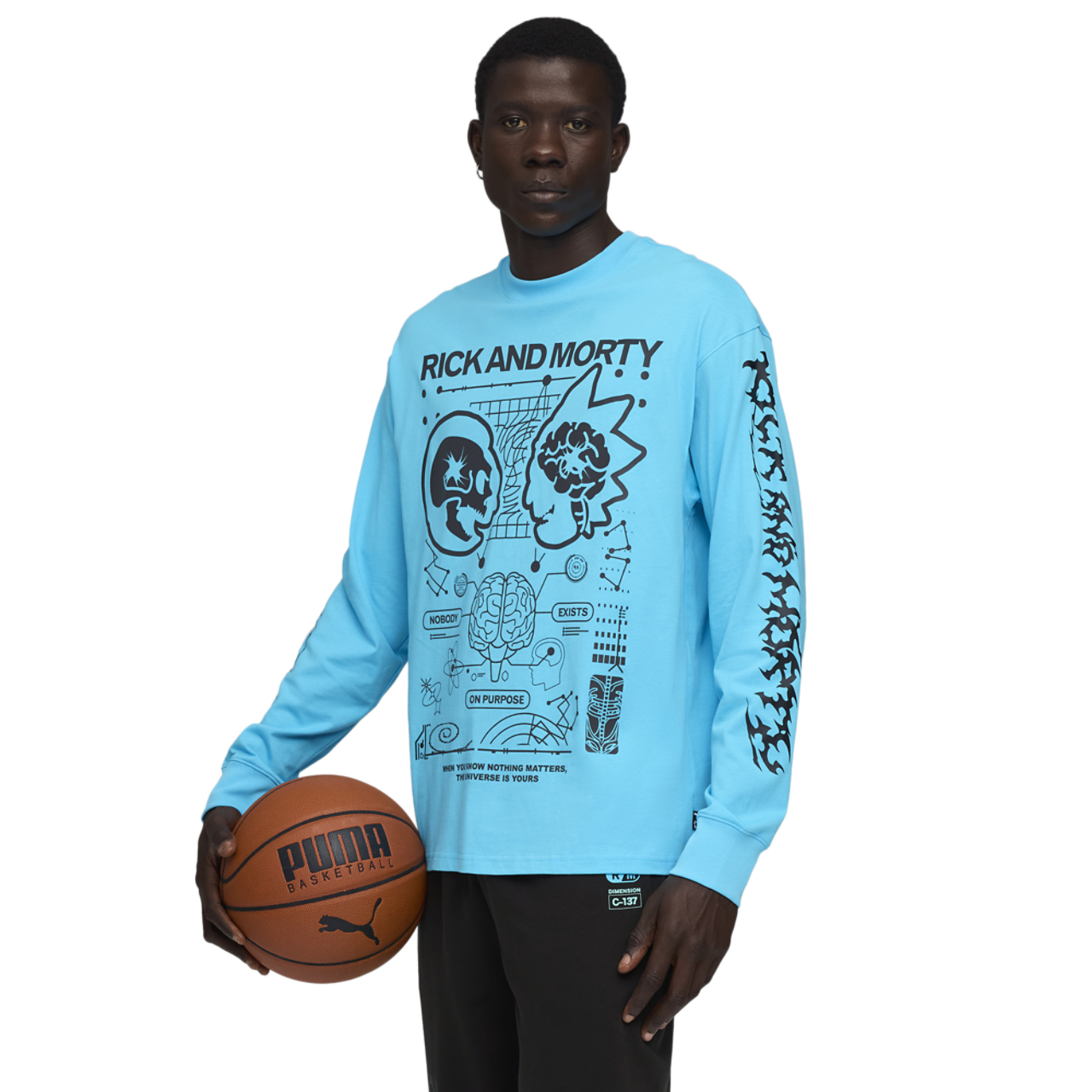 Puma MB.01 Rick and Morty T-Shirt Image 1 of 4. Tap to open photo gallery.