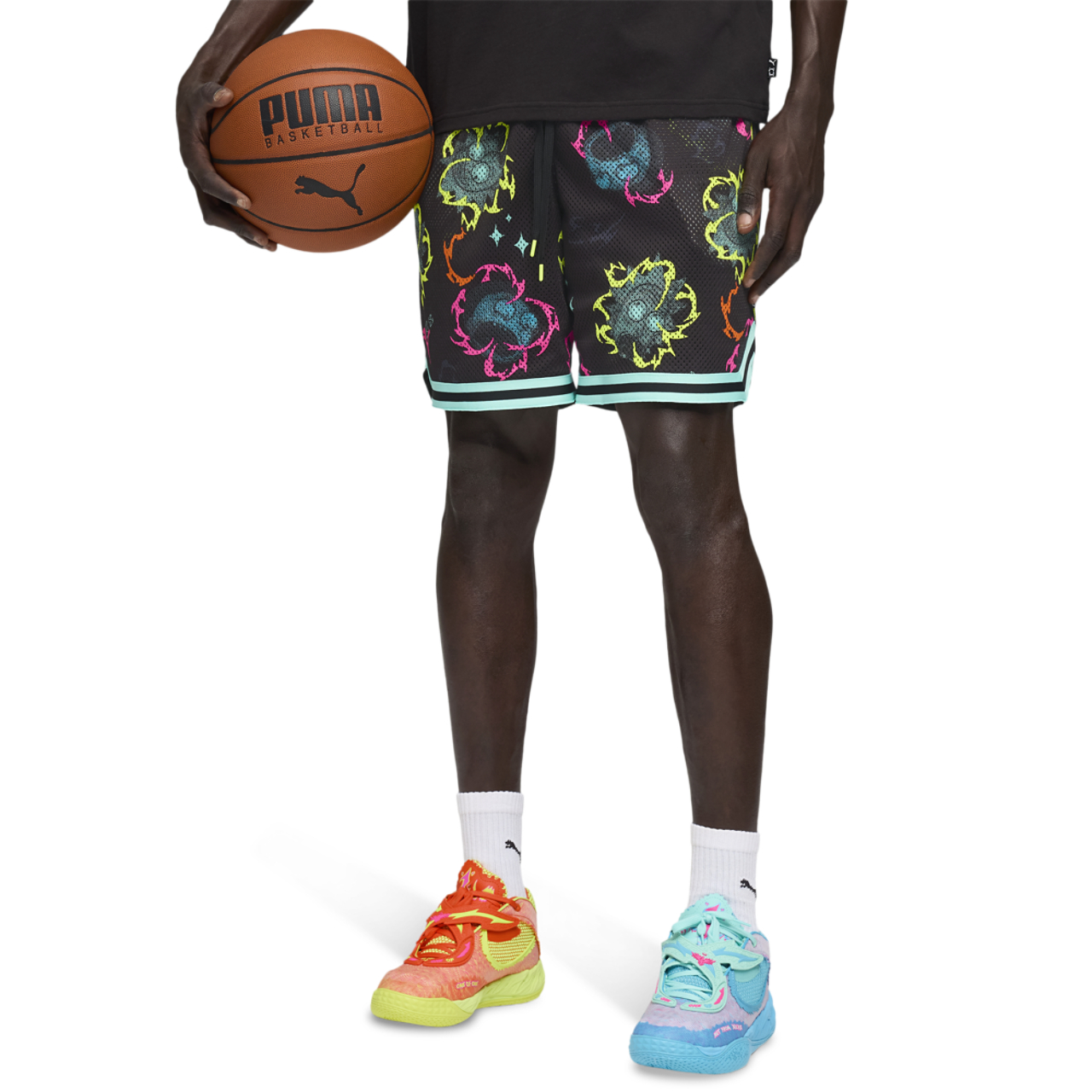 Puma MB.01 Rick and Morty Reversible Short Image 3 of 5. Tap to open photo gallery.