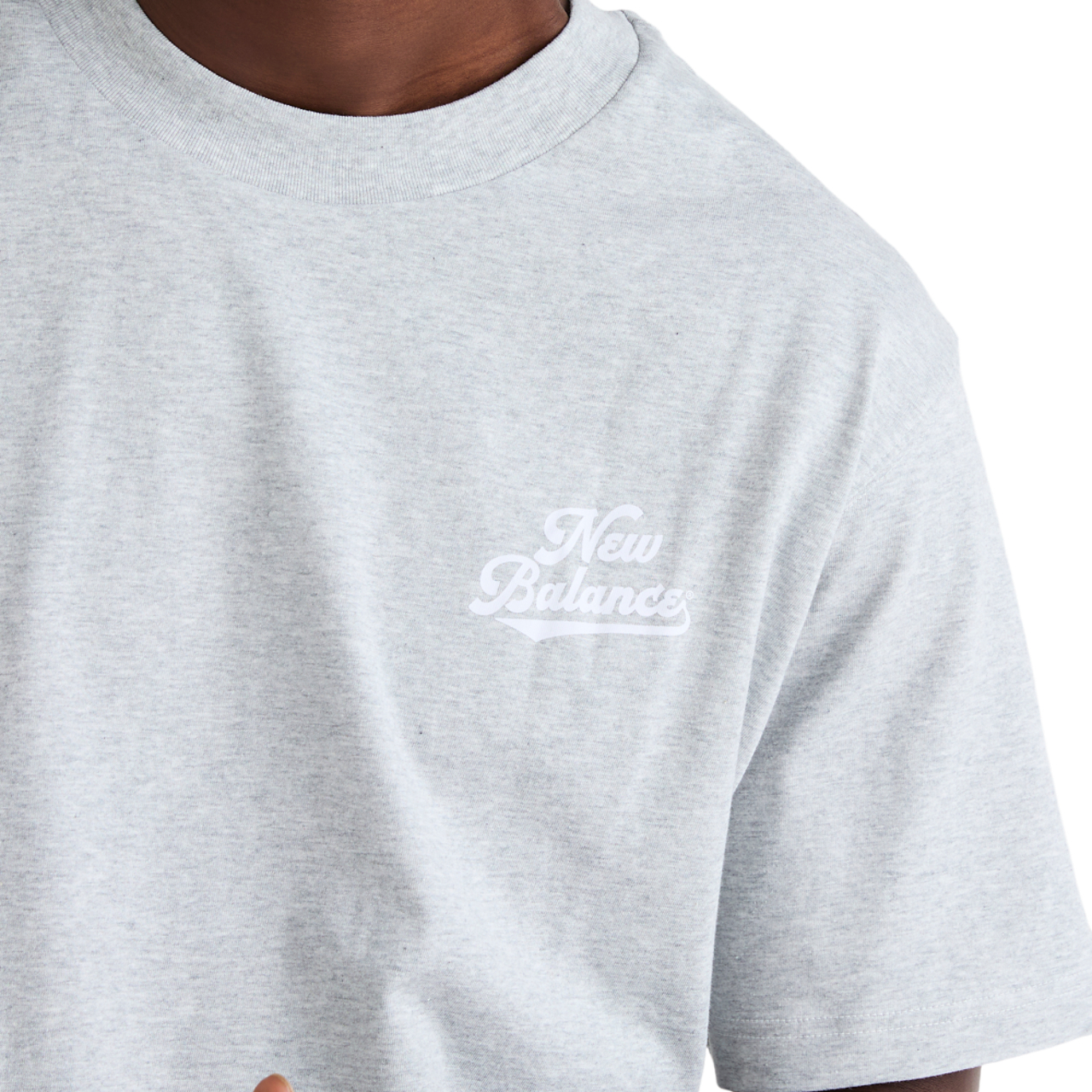 New Balance Sport Essentials Cotton Tee Image 3 of 5. Tap to open photo gallery.