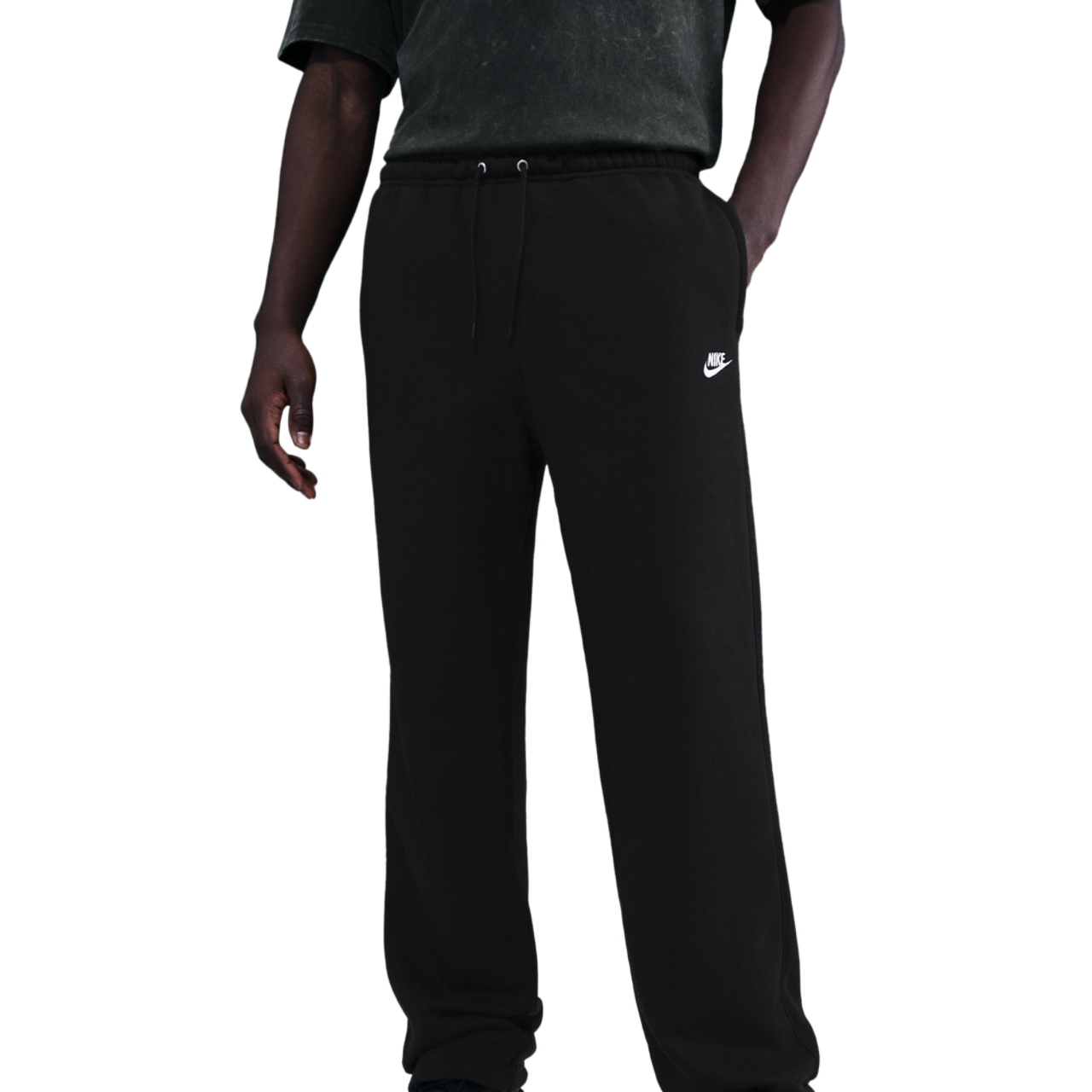 Nike Club Fleece Bungee Trousers Image 1 of 4. Tap to open photo gallery.