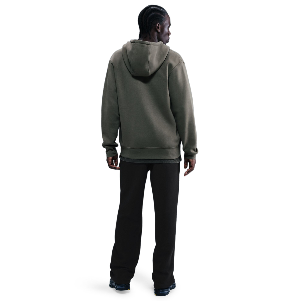 Nike Club Fleece Bungee Trousers Image 3 of 4. Tap to open photo gallery.