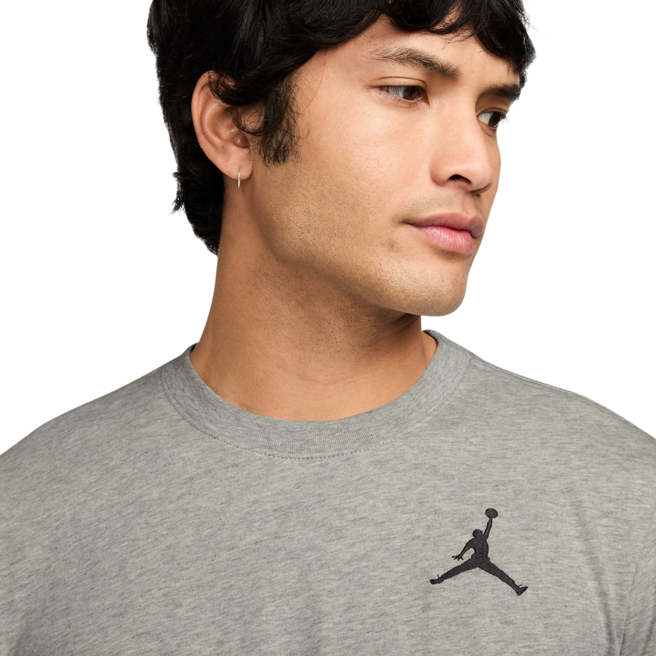 Jordan Jumpman Embroided T-Shirt Image 3 of 3. Tap to open photo gallery.