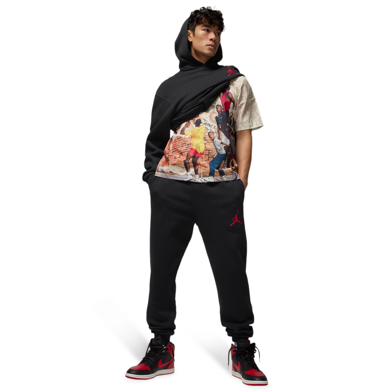 Jordan Jumpman Fleece Pant Image 3 of 6. Tap to open photo gallery.