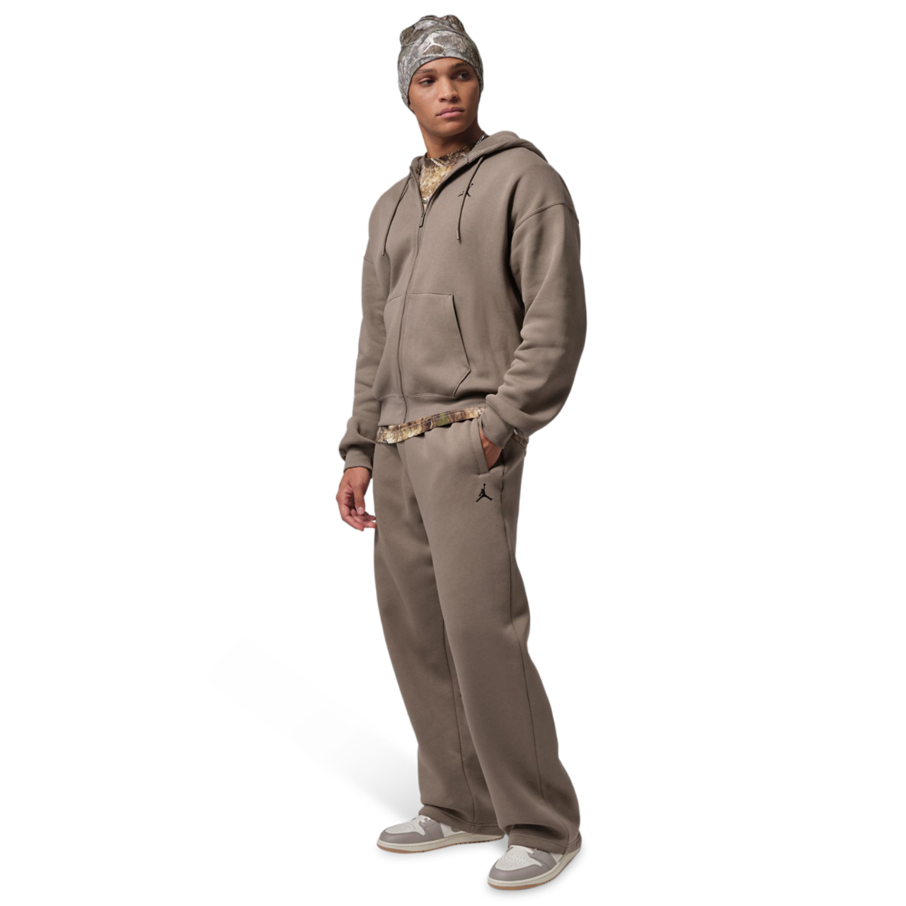 Jordan Brooklyn Ovs Open Hem Pant Image 2 of 5. Tap to open photo gallery.