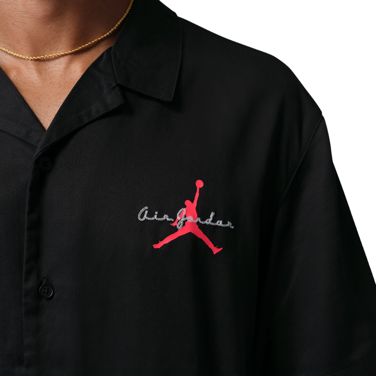 Jordan Brooklyn Bowling Button Down Shirt Image 3 of 4. Tap to open photo gallery.