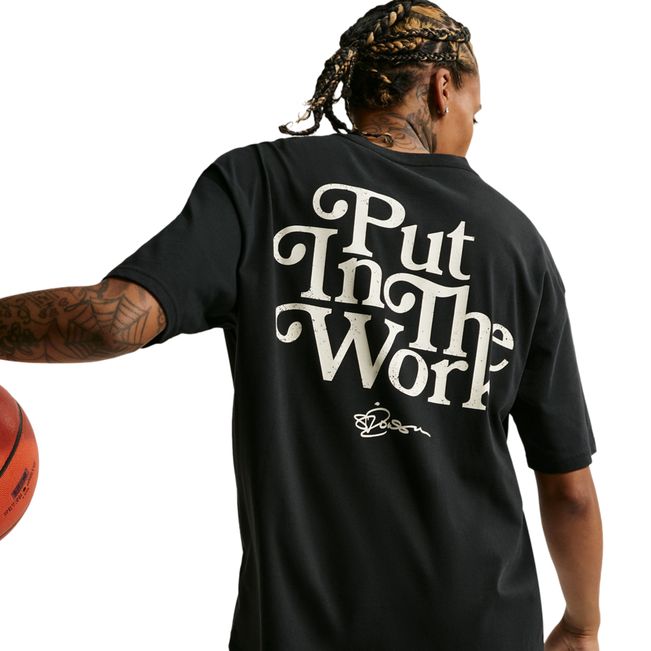 Nike Sabrina Dri-fit 'Put In Work' Tee Image 3 of 4. Tap to open photo gallery.
