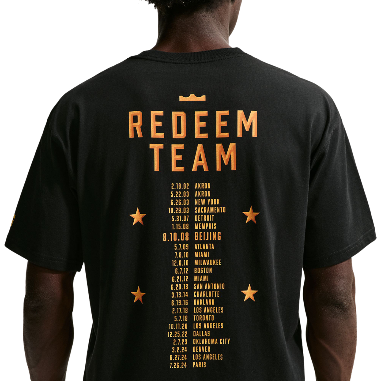 Nike Men's Basketball LBJ 'Out For Redemption' T-Shirt Image 5 of 5. Tap to open photo gallery.