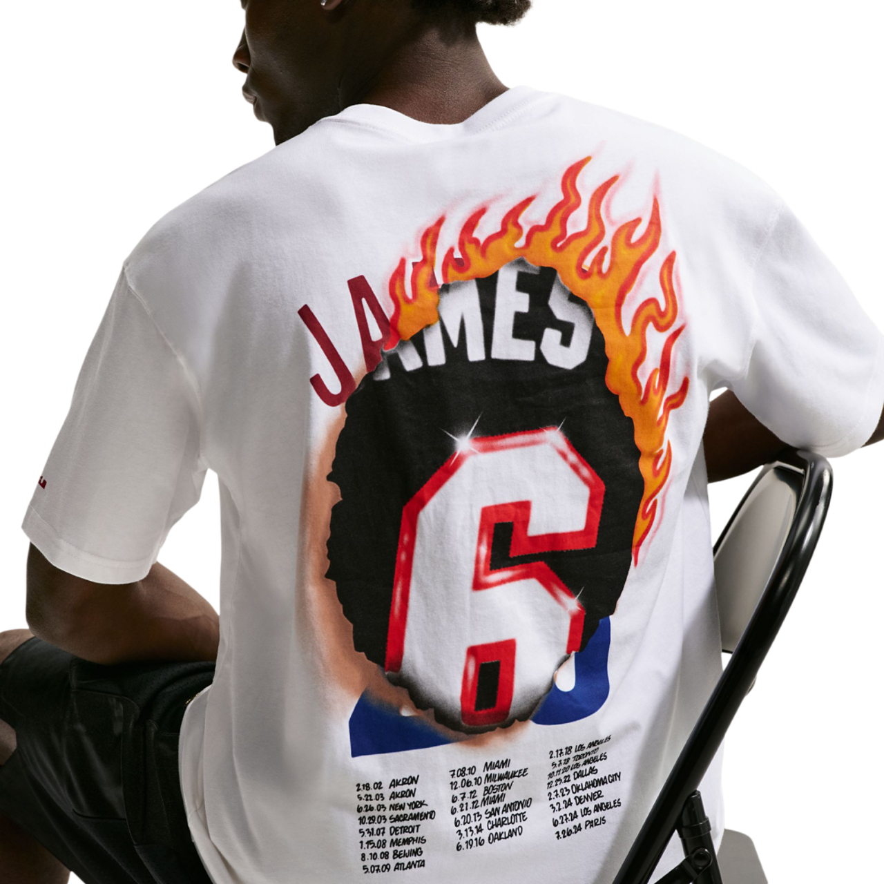 Nike LeBron James Good Intent Tee Image 2 of 5. Tap to open photo gallery.