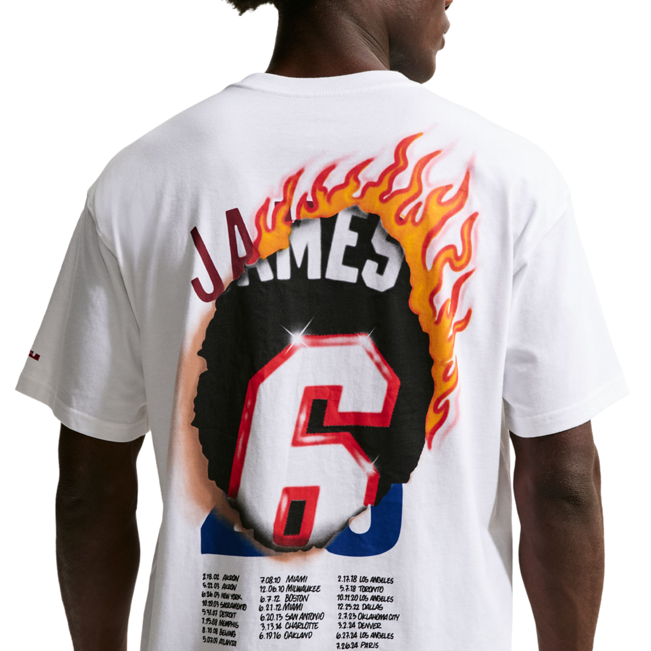 Nike LeBron James Good Intent Tee Image 3 of 5. Tap to open photo gallery.