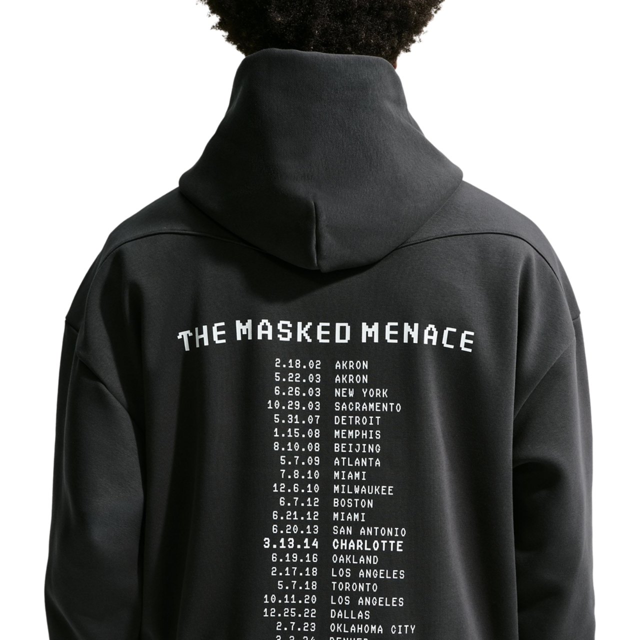 Nike Lebron James The Masked Mena Hoodie Image 2 of 6. Tap to open photo gallery.