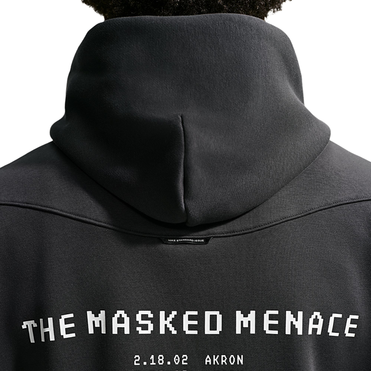 Nike Lebron James The Masked Mena Hoodie Image 4 of 6. Tap to open photo gallery.