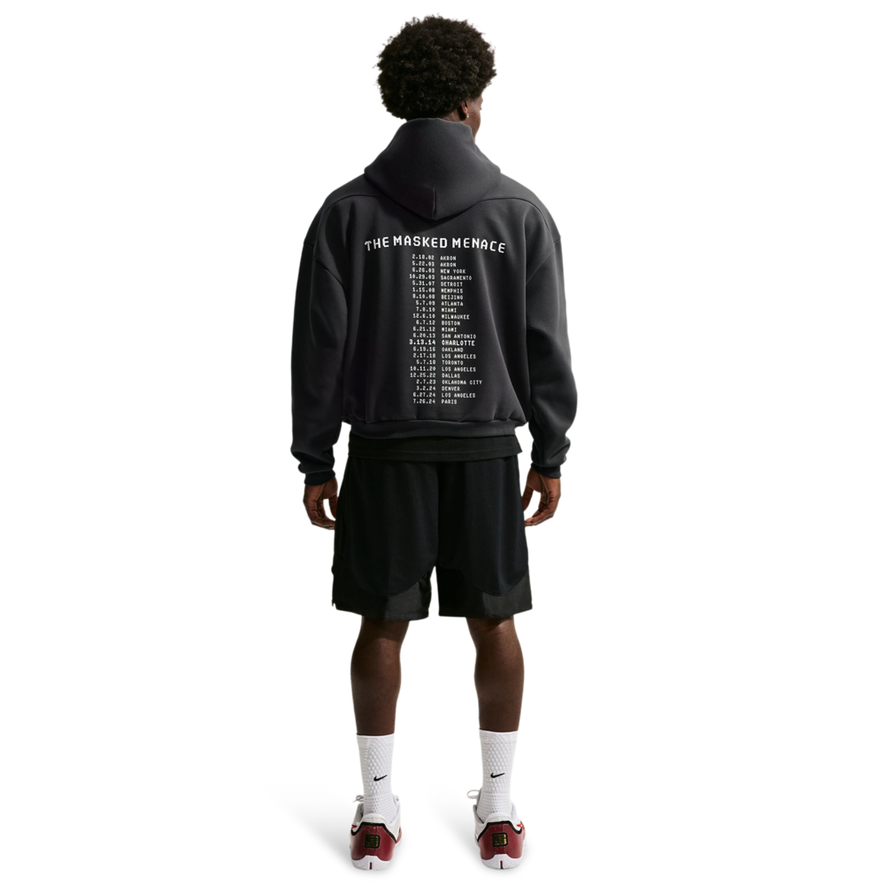 Nike Lebron James The Masked Mena Hoodie Image 6 of 6. Tap to open photo gallery.