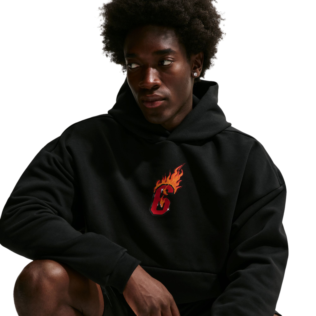 Nike LeBron James Good Intent Hoodie Image 4 of 5. Tap to open photo gallery.