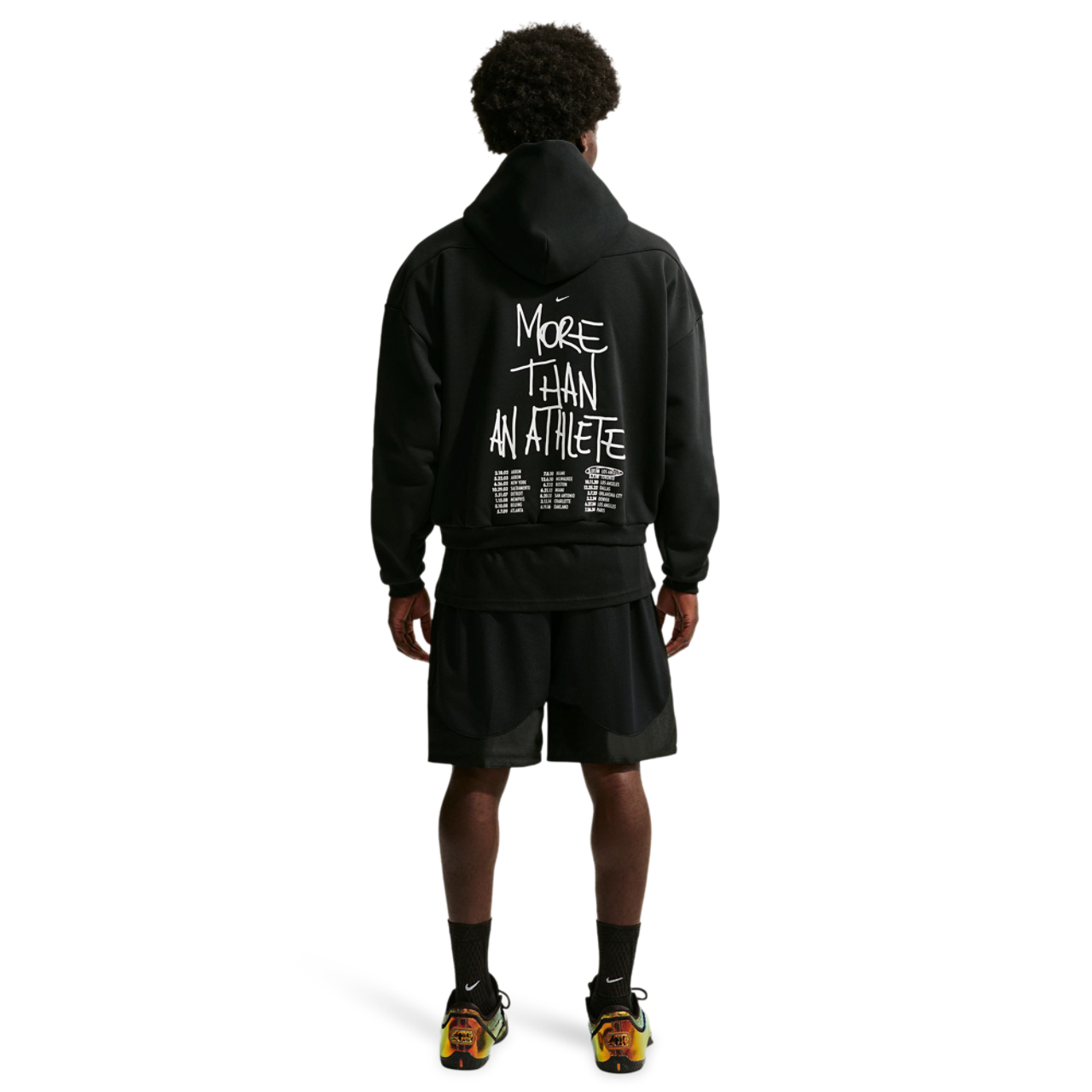Nike Therma-FIT Brushed Pullover LBJ Basketball Hoodie Image 5 of 6. Tap to open photo gallery.