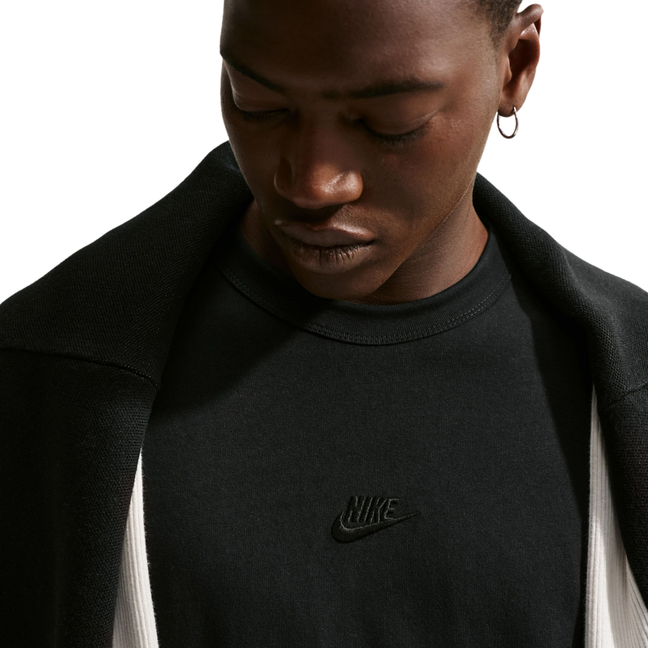 Nike Premium Essential Long Sleeve Tee Image 3 of 5. Tap to open photo gallery.
