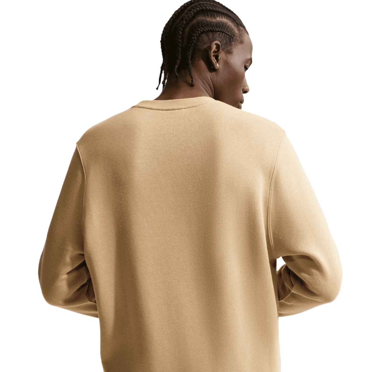 Nike Club Brushed Fleece Crew Image 5 of 5. Tap to open photo gallery.