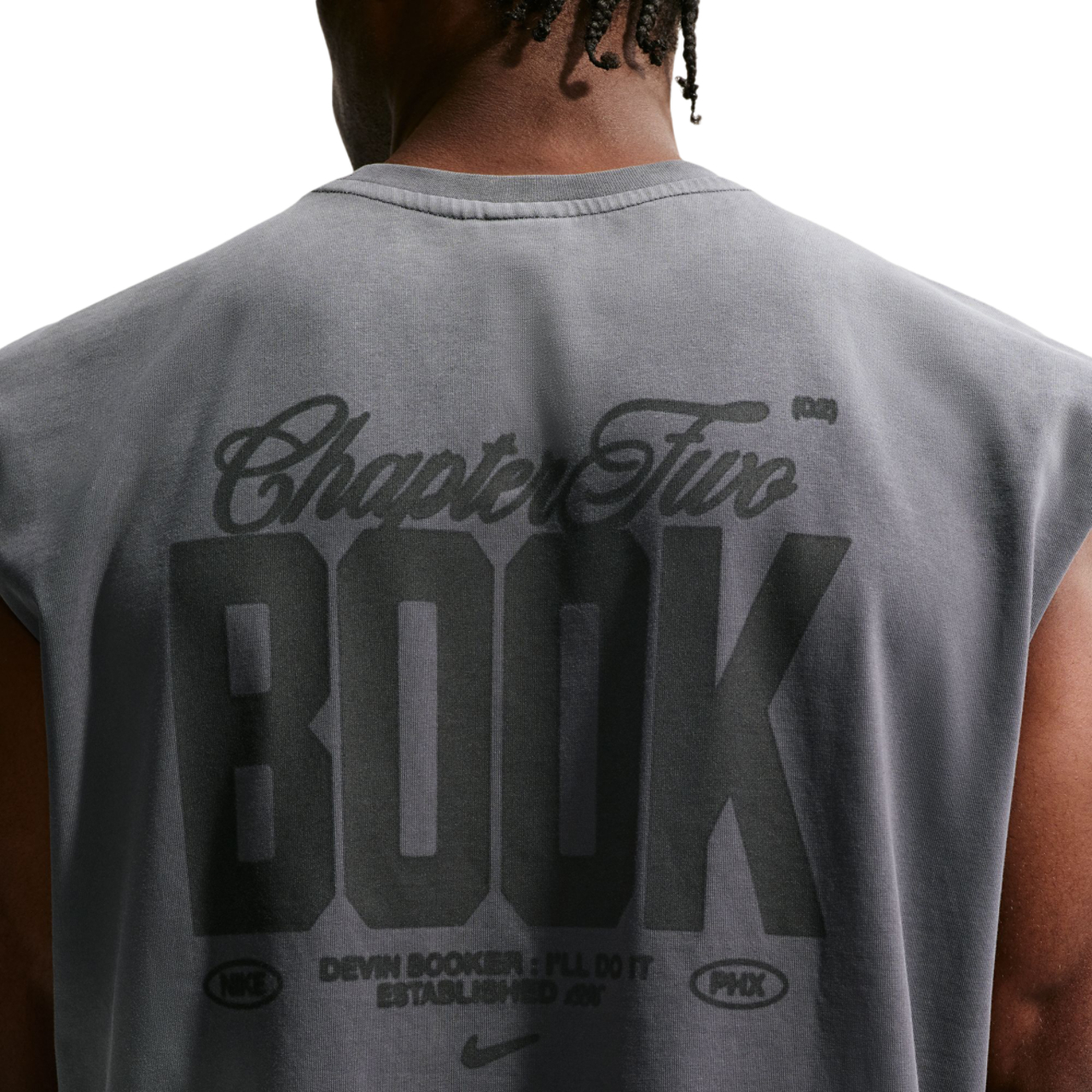 Nike Booker Dri-Fit Standard Issue Tank Image 4 of 5. Tap to open photo gallery.