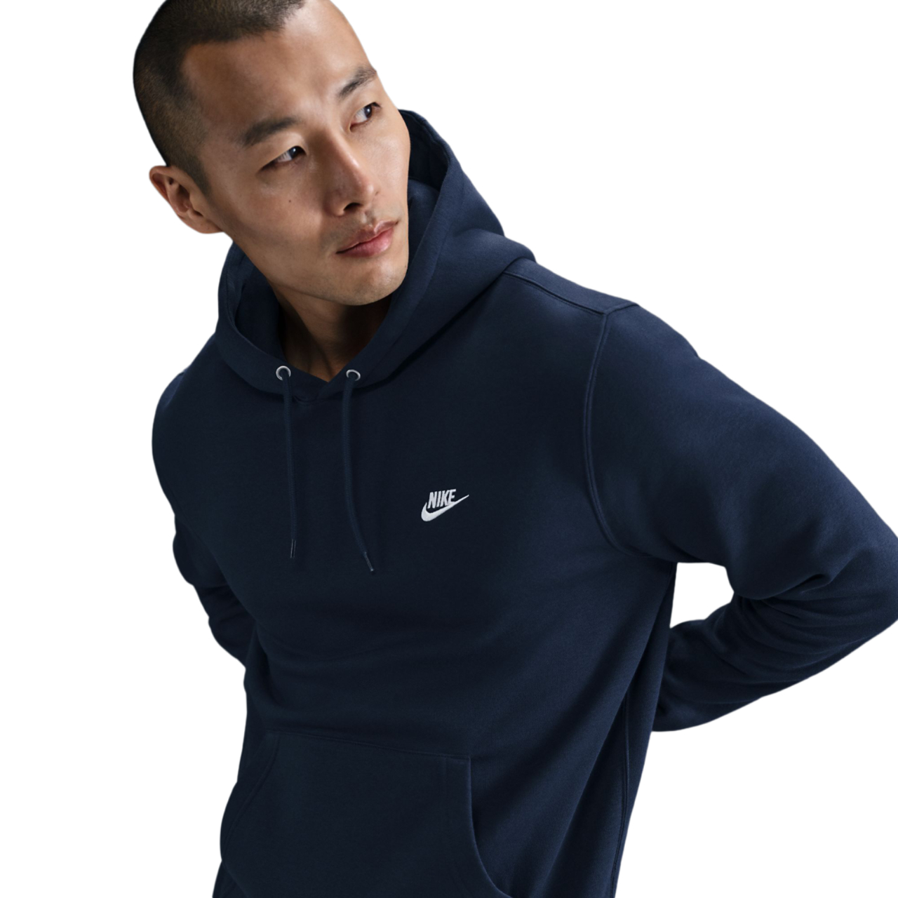 Nike Club Brushed Fleece Hoodie Image 1 of 6. Tap to open photo gallery.