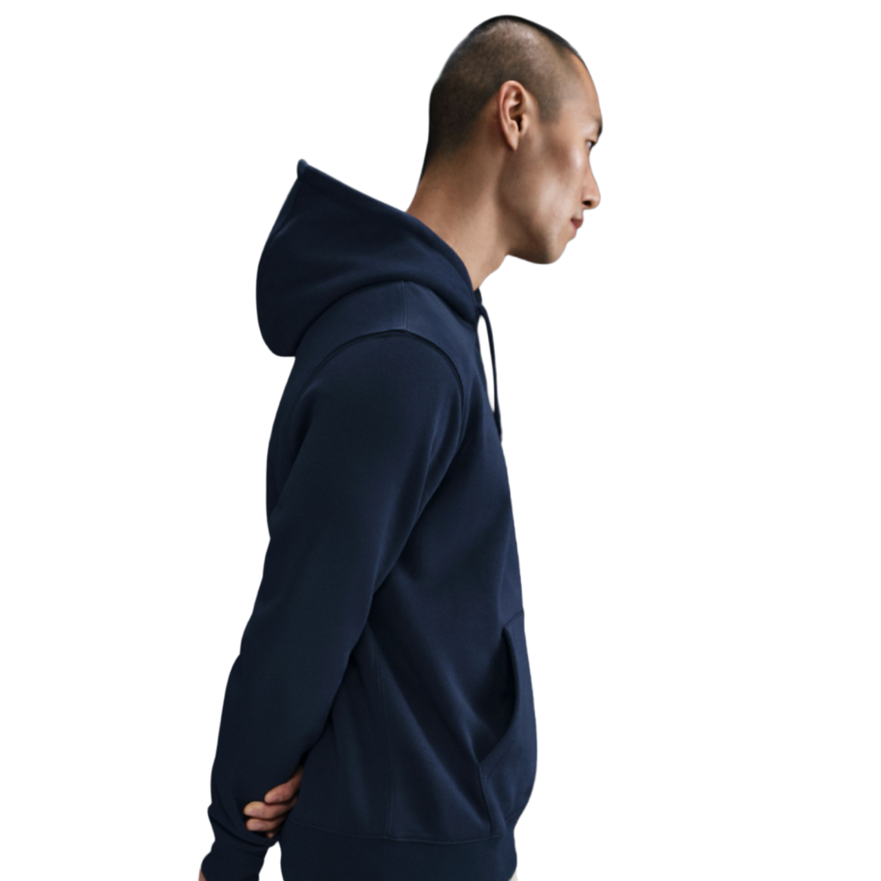 Nike Club Brushed Fleece Hoodie Image 5 of 6. Tap to open photo gallery.