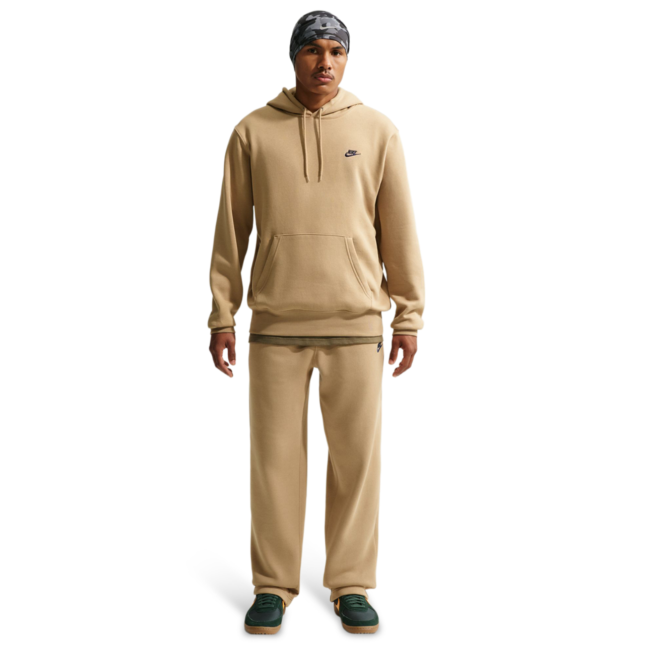 Nike Club Brushed Fleece Hoodie Image 2 of 5. Tap to open photo gallery.
