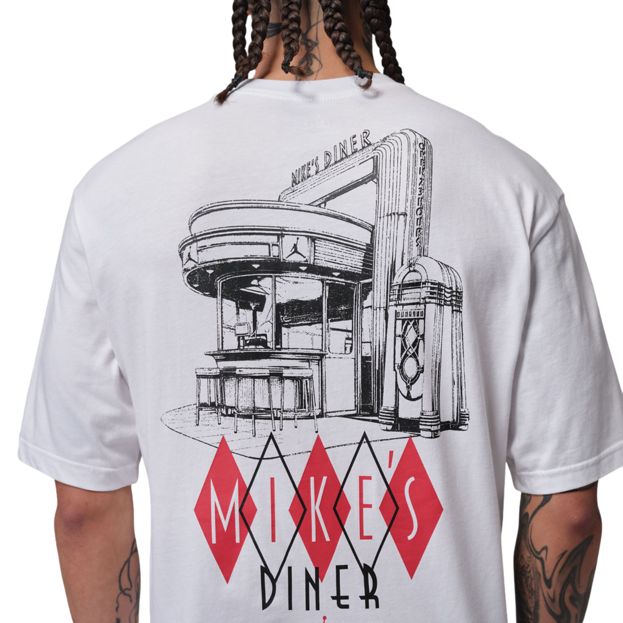 Jordan Diner Gfx Tee Image 2 of 6. Tap to open photo gallery.