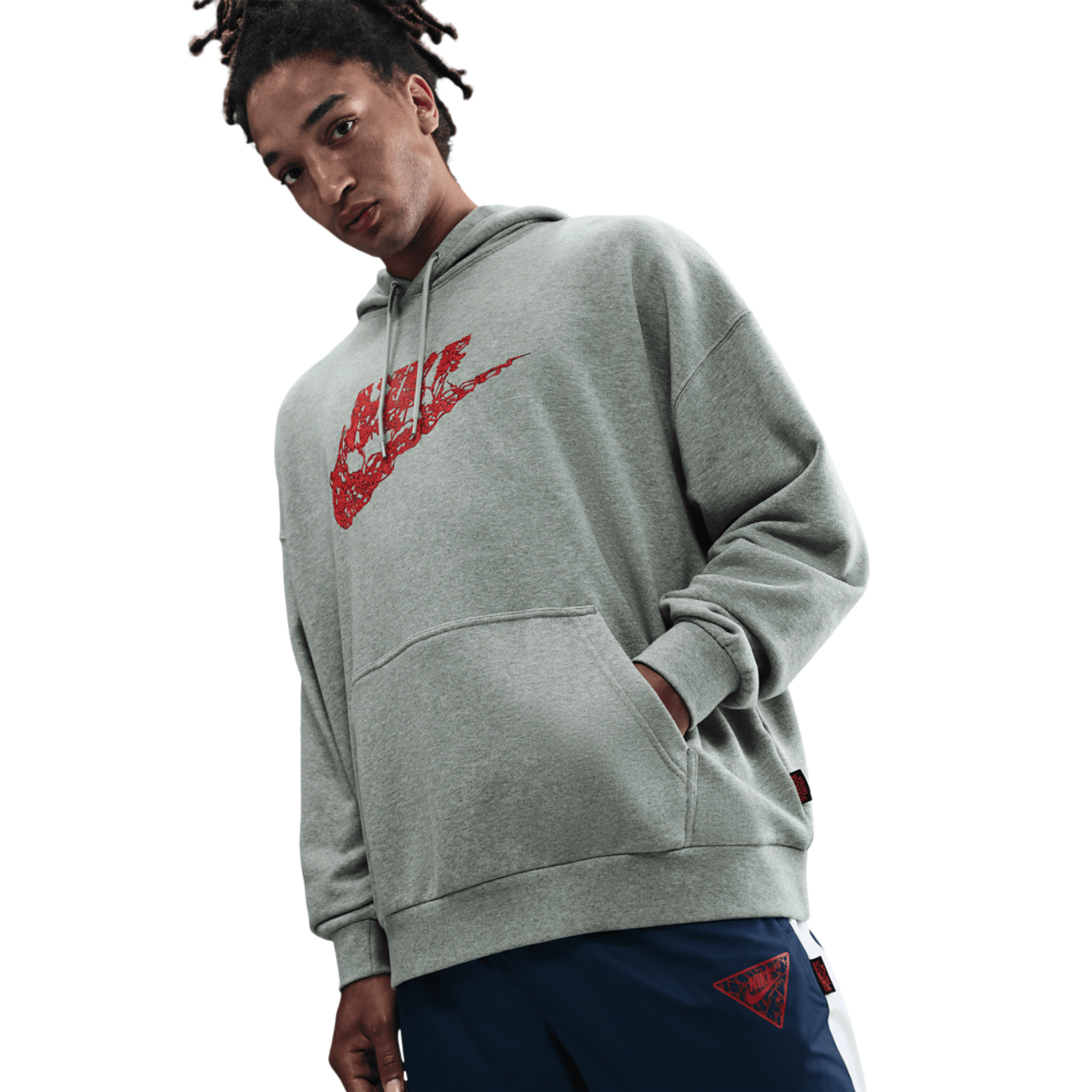 Nike x Stranger Things Oversized Hoodie Image 1 of 6. Tap to open photo gallery.
