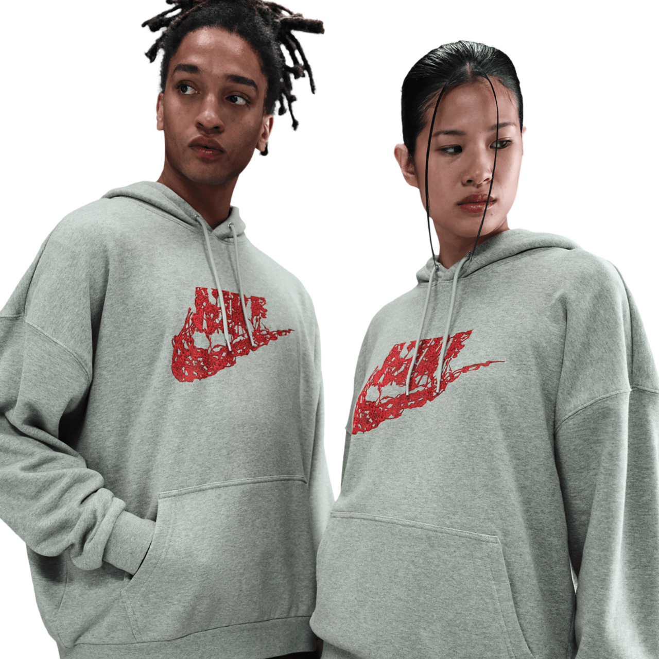 Nike x Stranger Things Oversized Hoodie Image 5 of 6. Tap to open photo gallery.