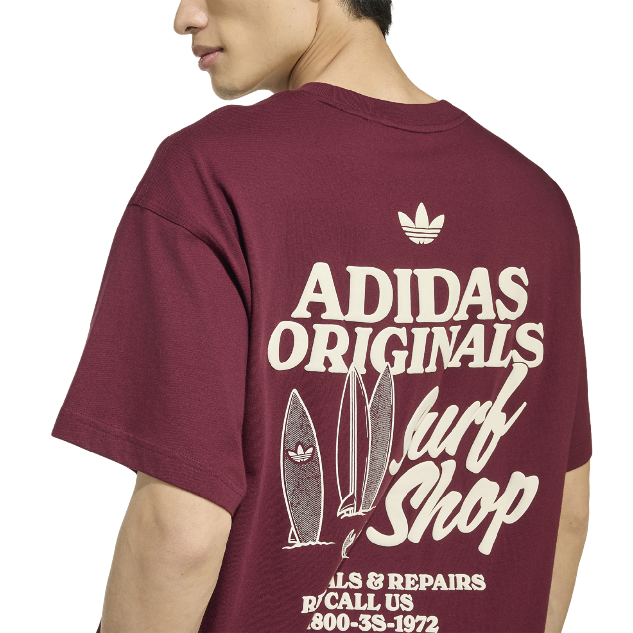 adidas Originals Surf Shop Tee Image 2 of 5. Tap to open photo gallery.
