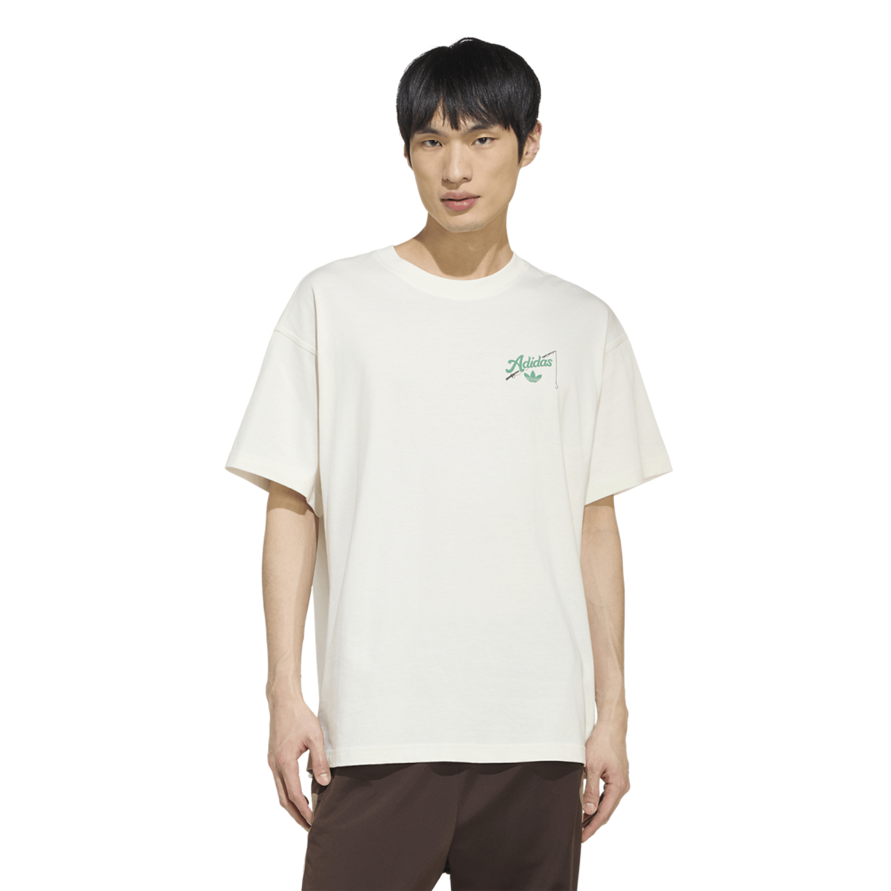 adidas Originals Fisher Gfx Tee Image 1 of 5. Tap to open photo gallery.