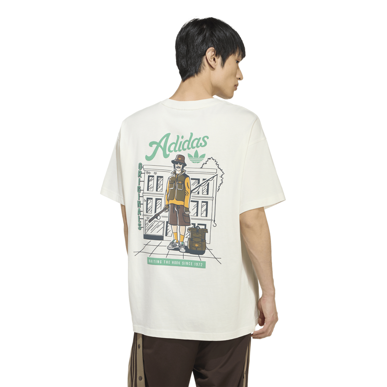 adidas Originals Fisher Gfx Tee Image 2 of 5. Tap to open photo gallery.