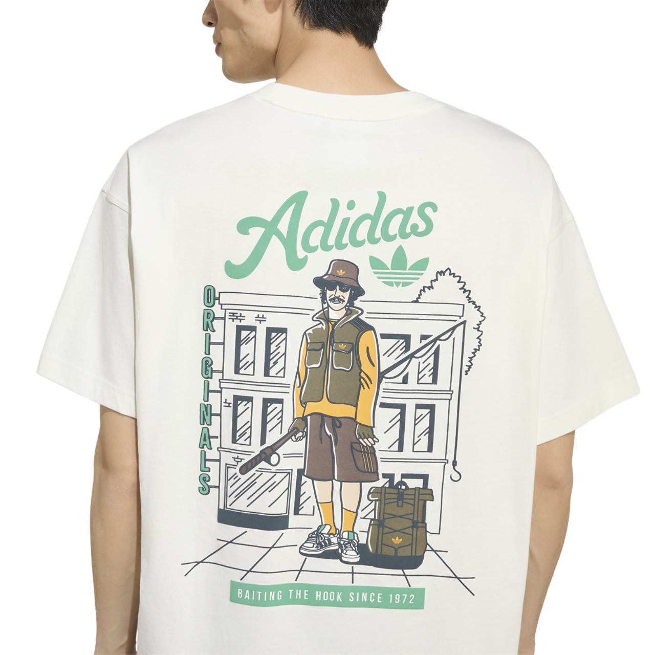 adidas Originals Fisher Gfx Tee Image 5 of 5. Tap to open photo gallery.