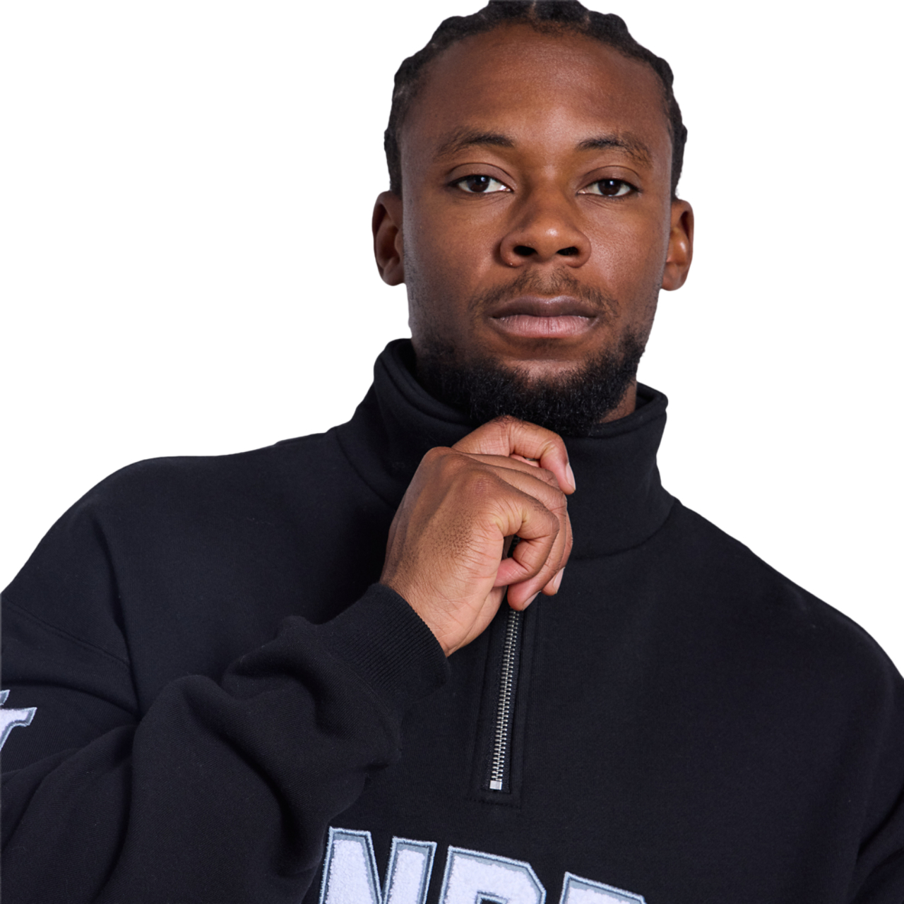 WNDRR Institute 1/4 Zip Sweatshirt Image 4 of 5. Tap to open photo gallery.