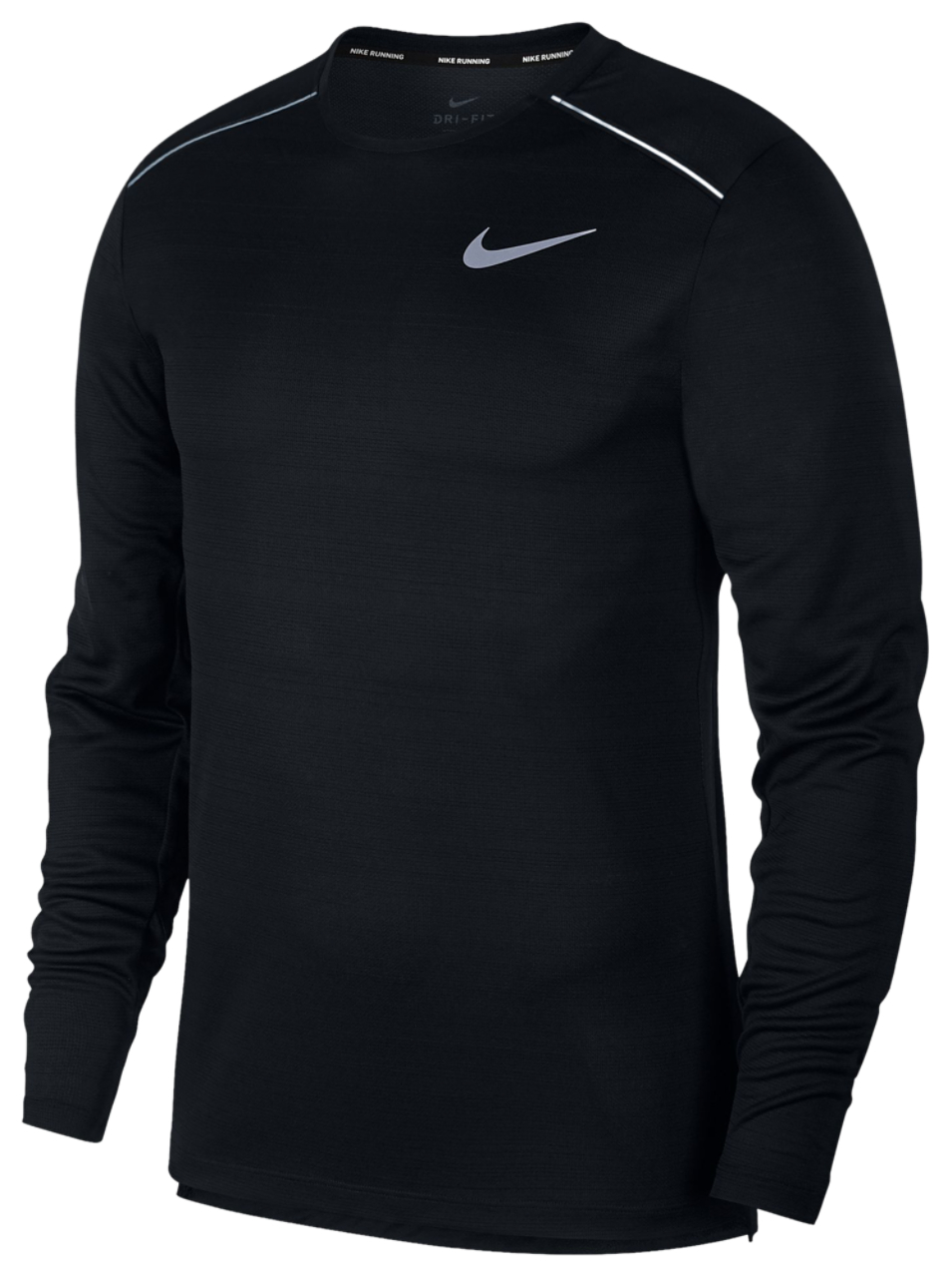 Nike Dri-fit Miler Mens Long Sleeve Running Top Image 1 of 2. Tap to open photo gallery.