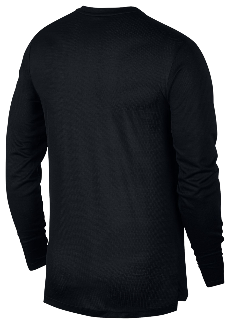 Nike Dri-fit Miler Mens Long Sleeve Running Top Image 2 of 2. Tap to open photo gallery.