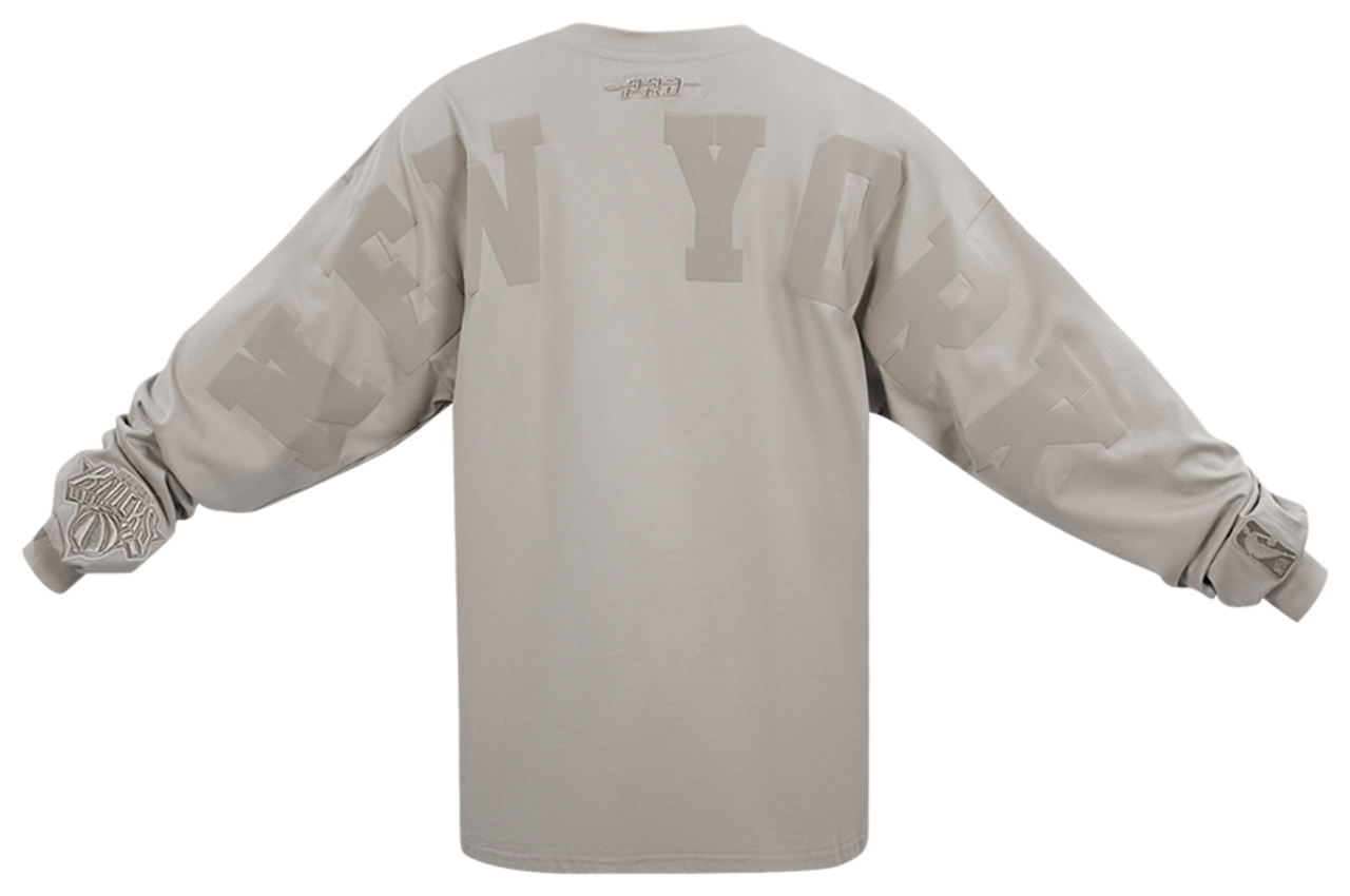 Pro Standard Wingspan Ny Nicks Drop Shoulder Long Sleeve Tee Image 5 of 9. Tap to open photo gallery.