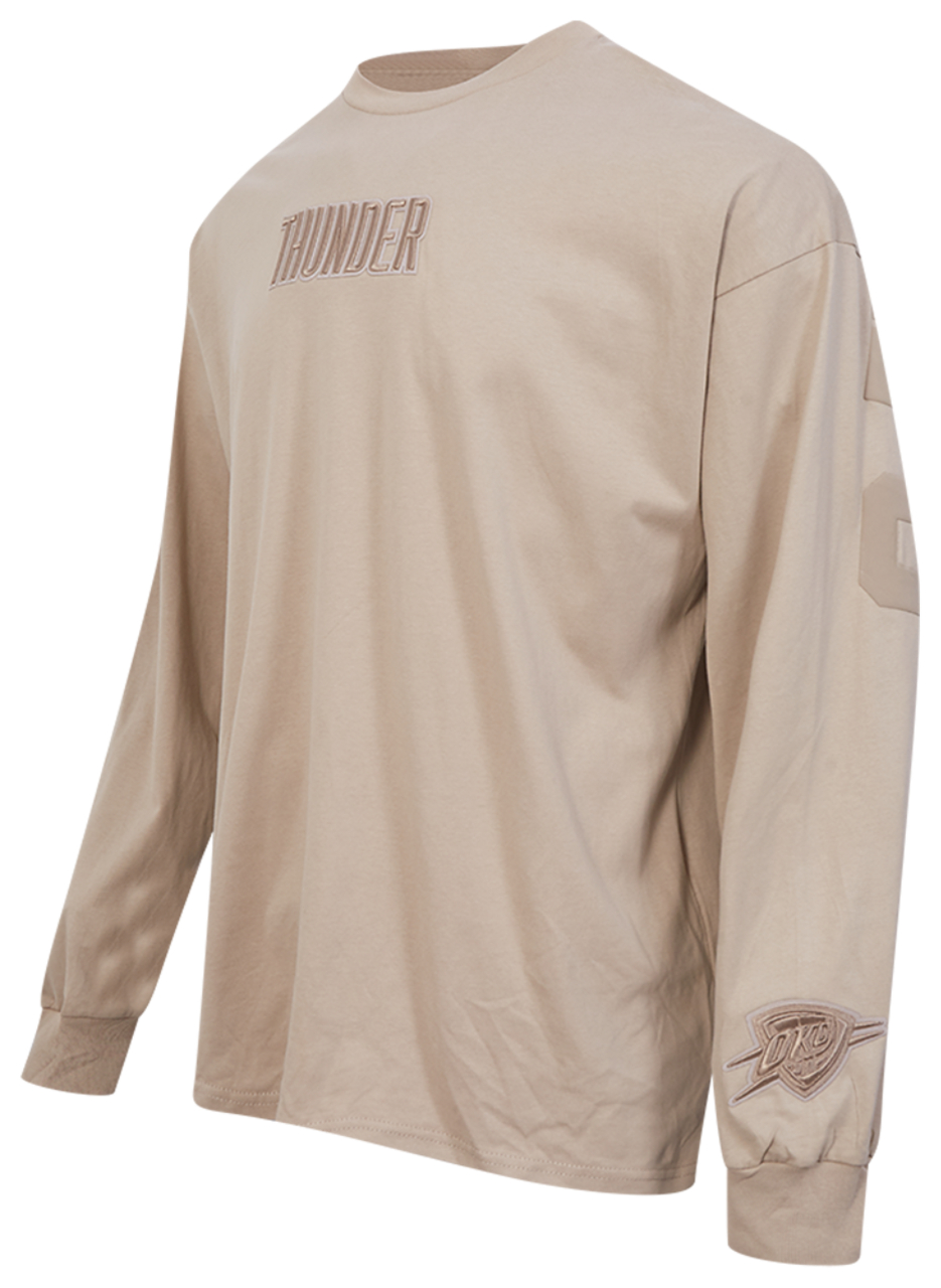 Pro Standard Wingspan Oklahoma City Thunder Drop Shoulder Long Sleeve Tee Image 1 of 7. Tap to open photo gallery.