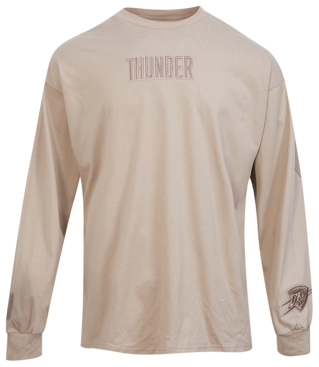 Pro Standard Wingspan Oklahoma City Thunder Drop Shoulder Long Sleeve Tee Image 2 of 7. Tap to open photo gallery.