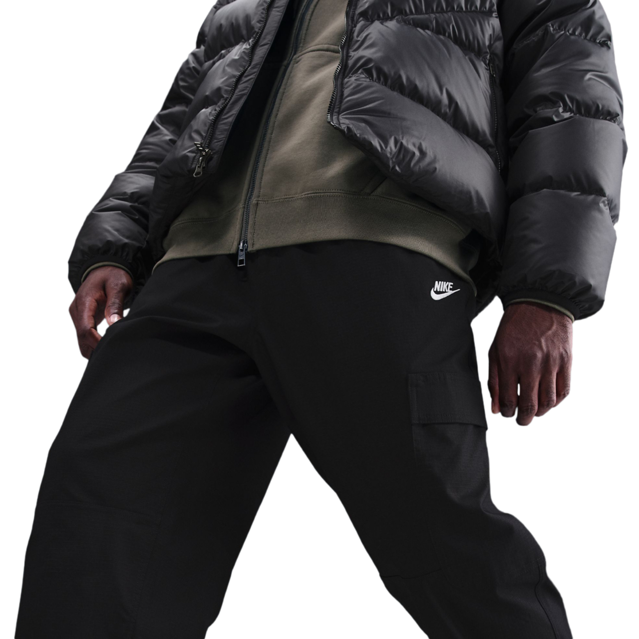Nike Club Woven Cargo Pant Image 3 of 7. Tap to open photo gallery.