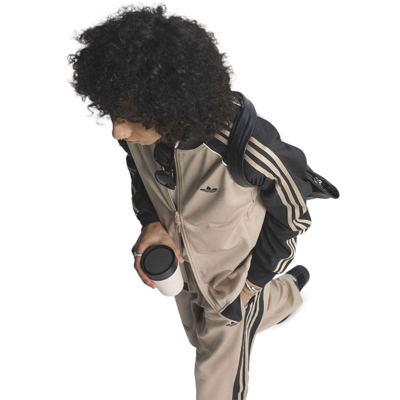 adidas Superstar Loosh Mesh Track Top Image 3 of 8. Tap to open photo gallery.