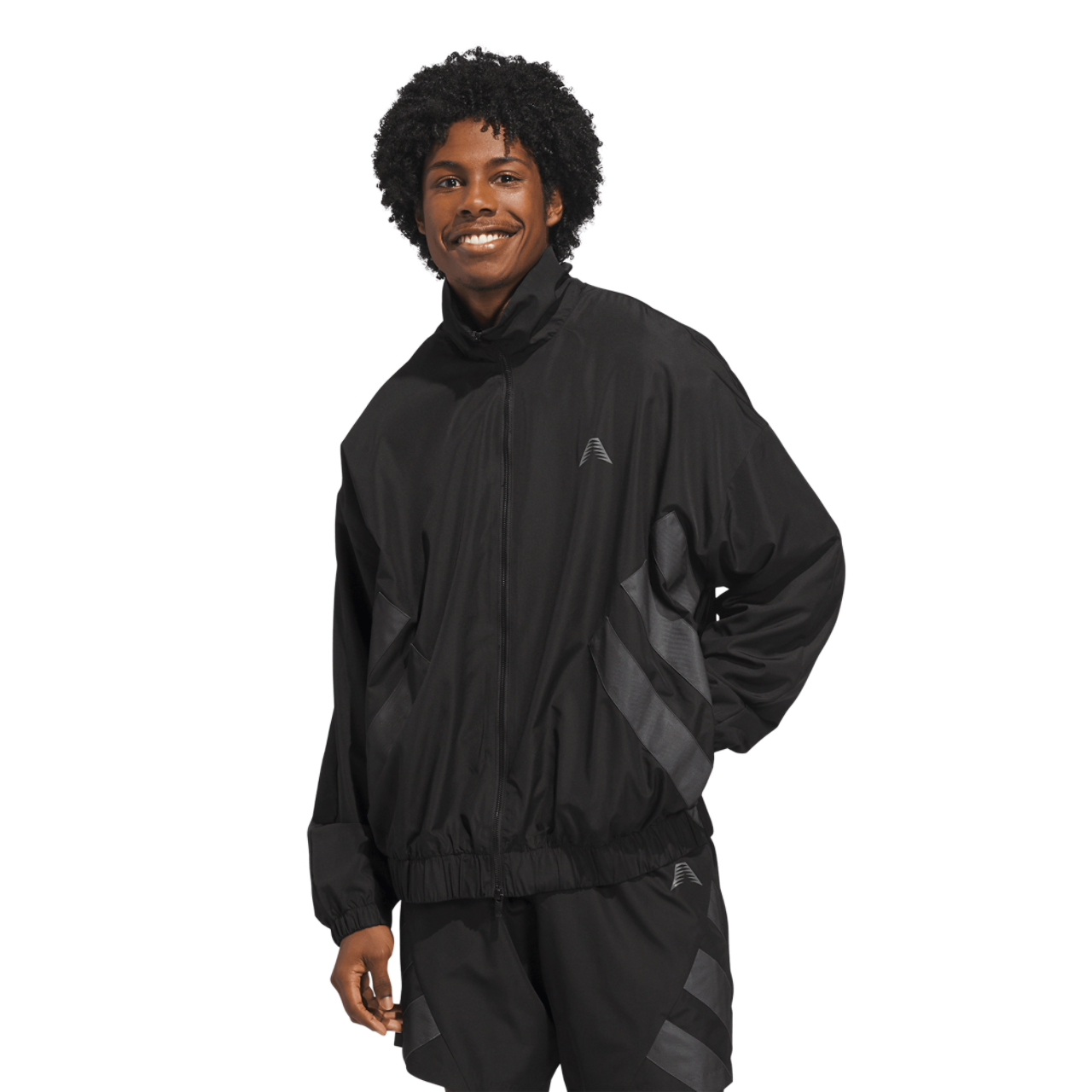 adidas Anthony Edwards Reflective Jacket Image 1 of 5. Tap to open photo gallery.