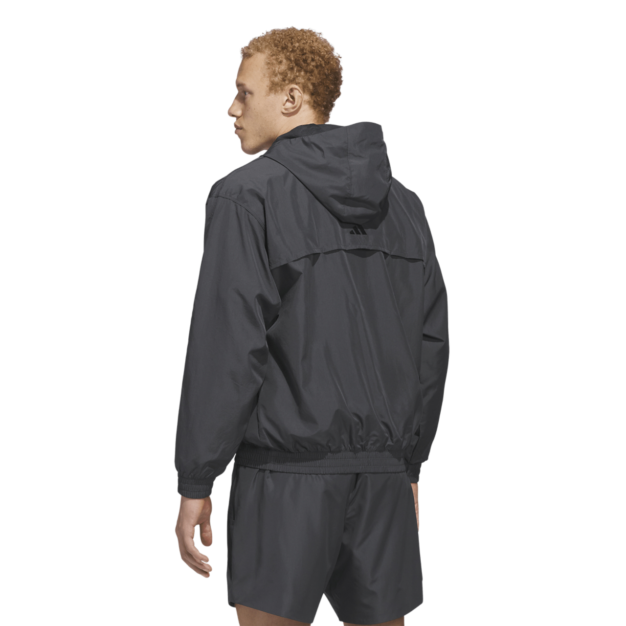 adidas Anthony Edwards Anorak Pullover Jacket Image 3 of 5. Tap to open photo gallery.