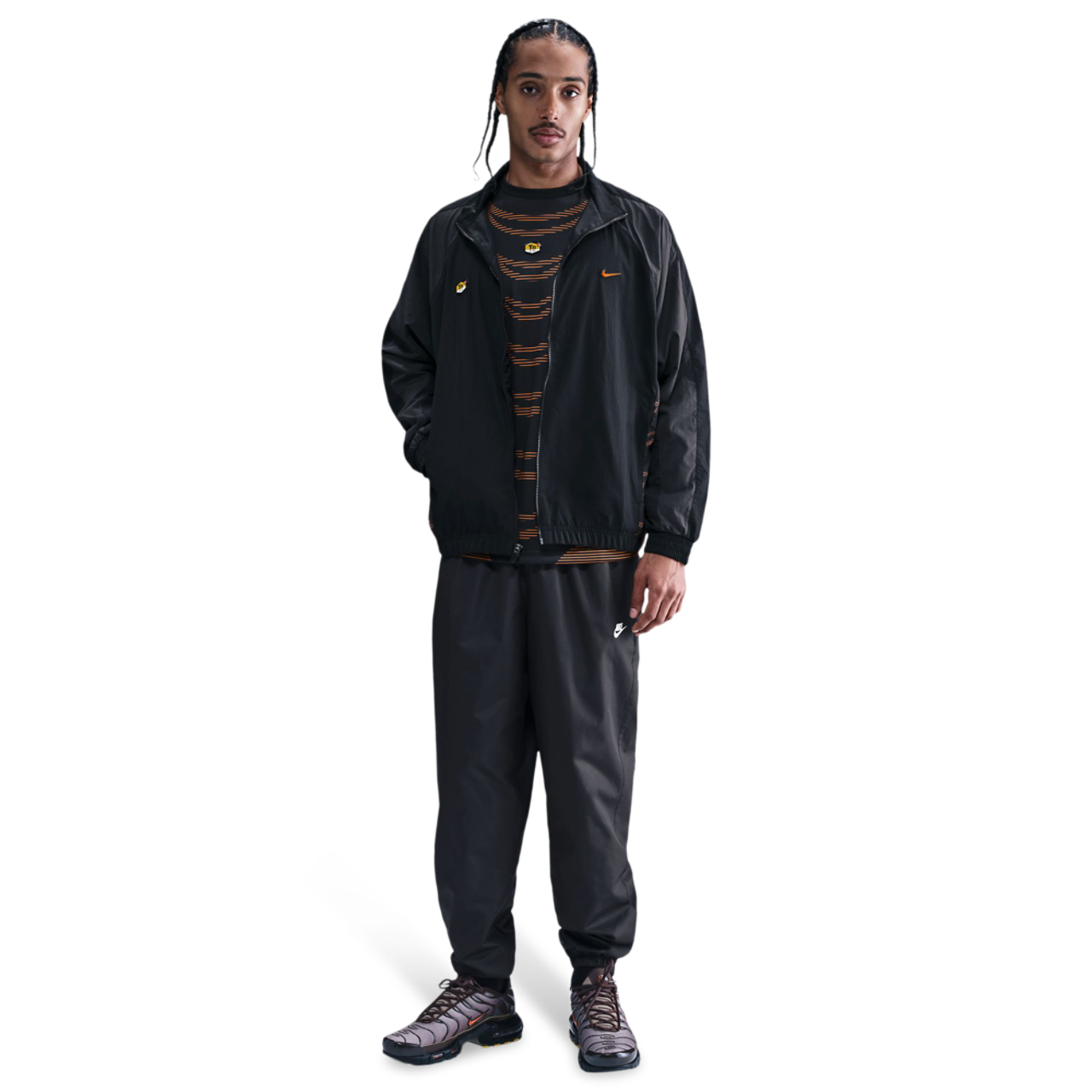 Nike Tuned Woven Tracktop Jacket Image 4 of 6. Tap to open photo gallery.